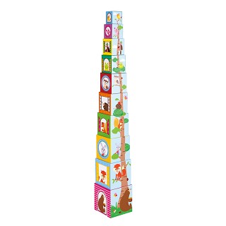 Lelin® Stacking and Nesting Blocks - Forest Friends